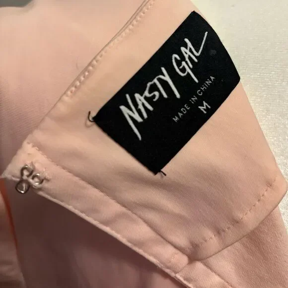 NASTY GAL• Poplin ruffled dress - Picture 6 of 7